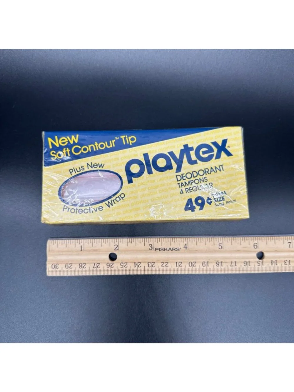 Vintage Playtex Tampons 1980s Trial Size Bathroom Vanity Decor TV Movie Prop